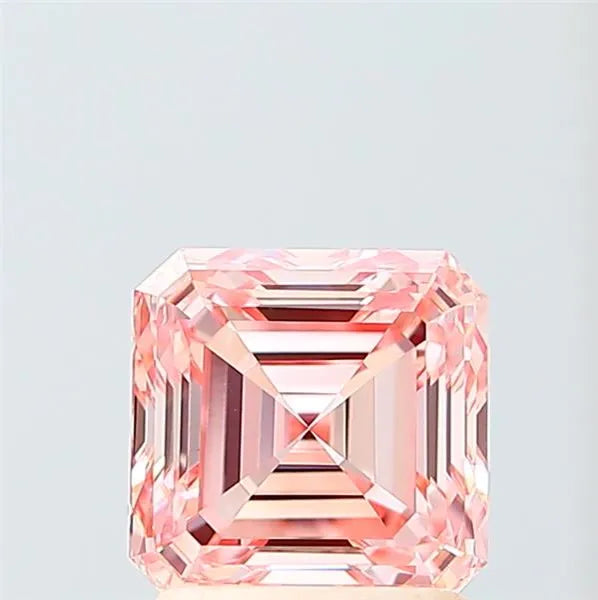 1.58ct Asscher Lab Grown Diamond (Colour Fancy Intense Pink, Clarity VVS2, IGI Certified)