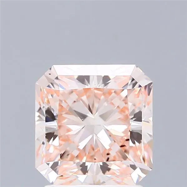 2.04ct Square radiant Lab Grown Diamond (Colour Fancy Intense Pink, Clarity VS1, IGI Certified)