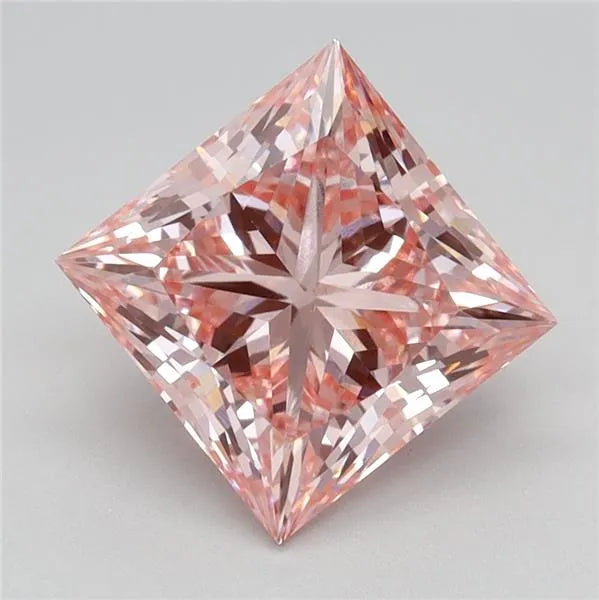 2.08ct Princess Lab Grown Diamond (Colour Fancy Intense Pink, Clarity VVS2, IGI Certified)