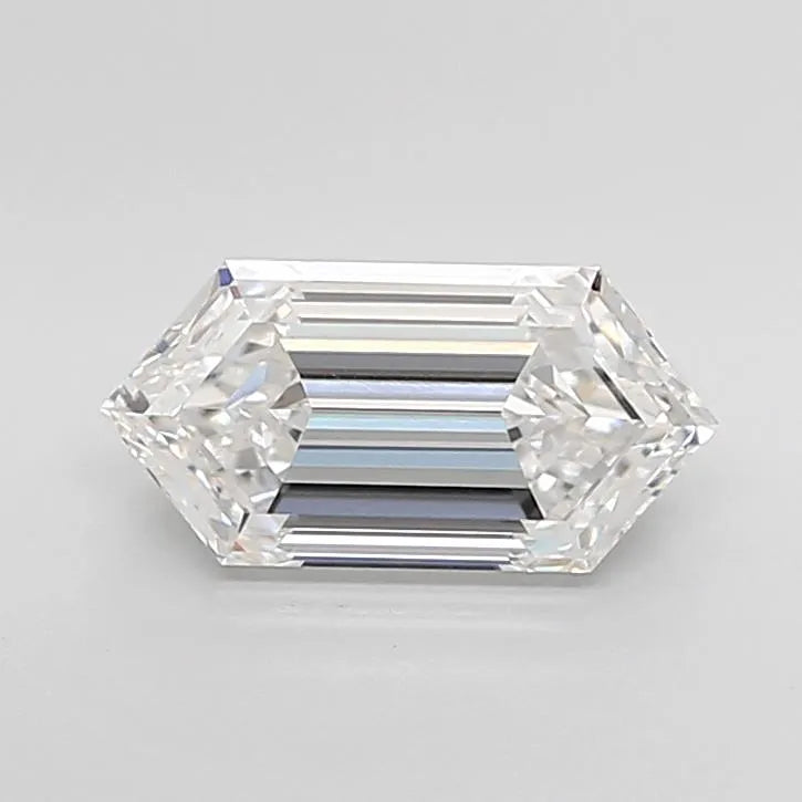 2.10ct Hexagonal Lab Grown Diamond (Colour E, Clarity IF, IGI Certified)