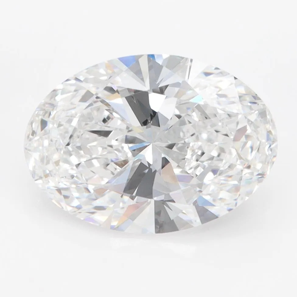 2.87ct Oval Lab Grown Diamond (Colour D, Clarity VVS1, IGI Certified)