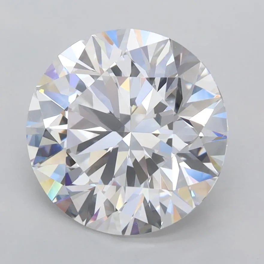 2.98ct Round Lab Grown Diamond (Colour D, Clarity VVS1, Cut ID, IGI Certified)