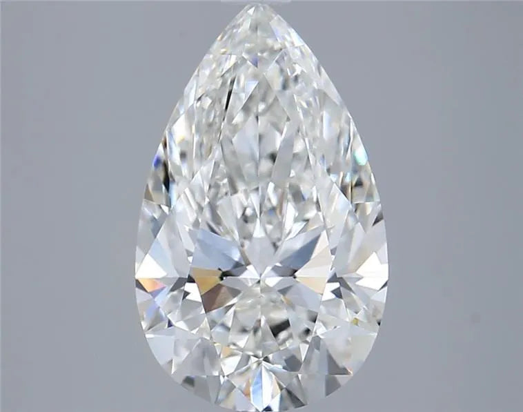 3.04ct Pear Lab Grown Diamond (Colour G, Clarity VVS2, IGI Certified)
