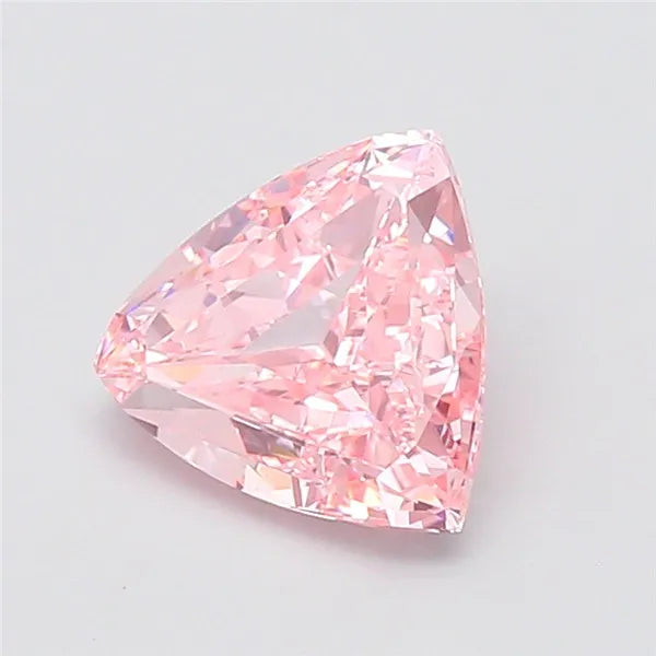 3.04ct Trilliant Lab Grown Diamond (Colour Fancy Vivid Pink, Clarity VS1, IGI Certified)