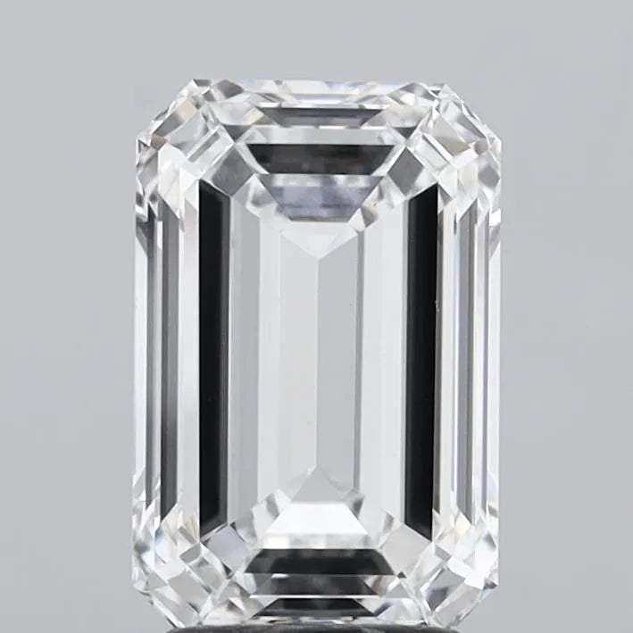 3.09ct Emerald Lab Grown Diamond (Colour D, Clarity VVS2, IGI Certified)