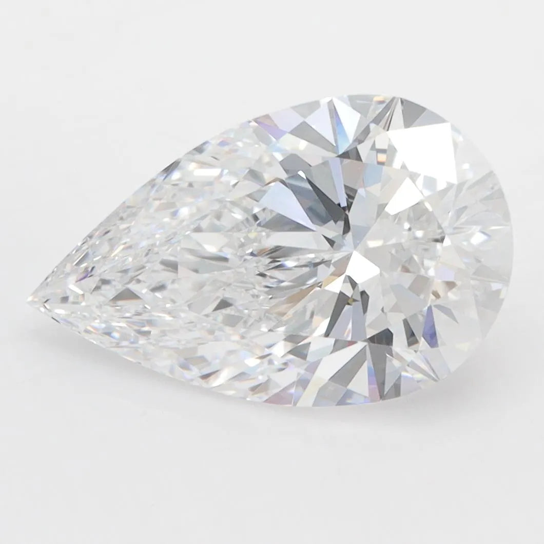 3.10ct Pear Lab Grown Diamond (Colour D, Clarity VVS1, GIA Certified)