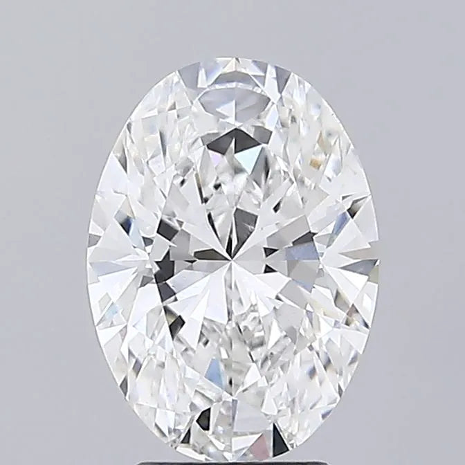 3.36ct Oval Lab Grown Diamond (Colour F, Clarity VVS2, IGI Certified)