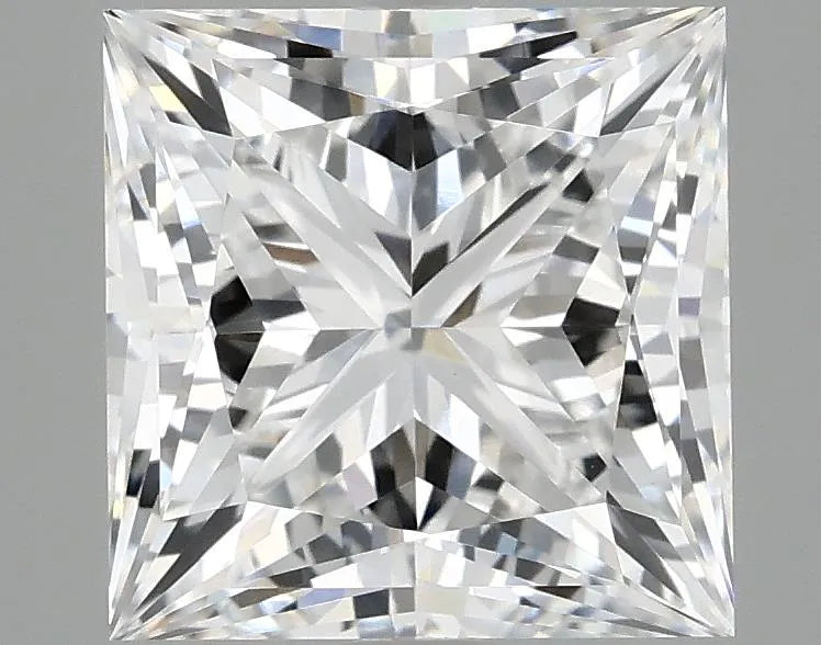 3.84ct Princess Lab Grown Diamond (Colour E, Clarity VVS2, IGI Certified)