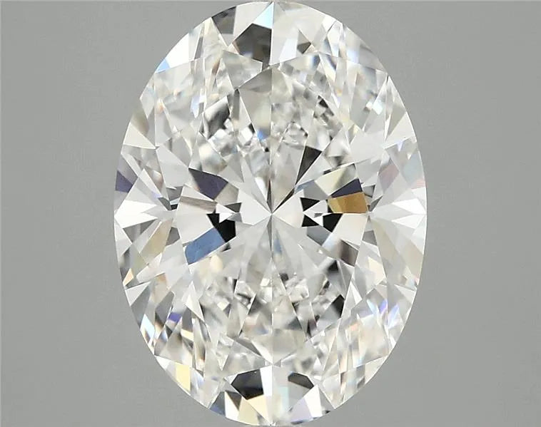 3.95ct Oval Lab Grown Diamond (Colour G, Clarity VVS2, IGI Certified)
