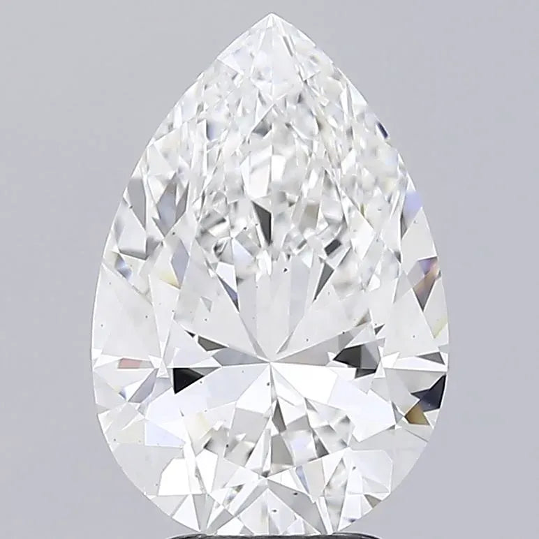 4.04ct Pear Lab Grown Diamond (Colour E, Clarity VS2, IGI Certified)