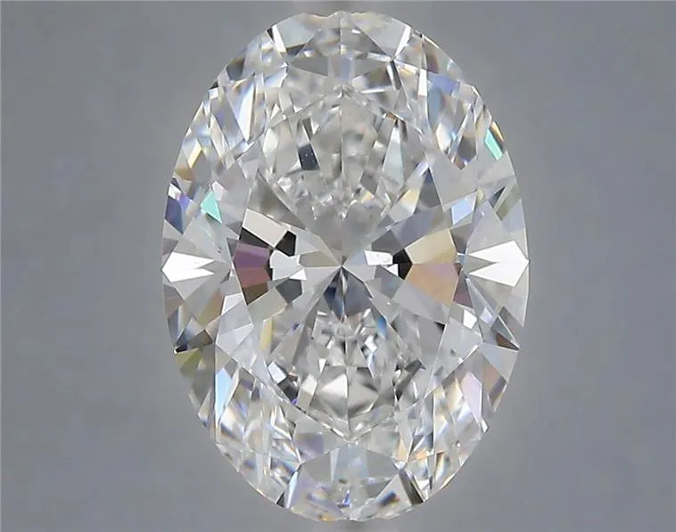 4.05ct Oval Lab Grown Diamond (Colour E, Clarity VVS2, IGI Certified)