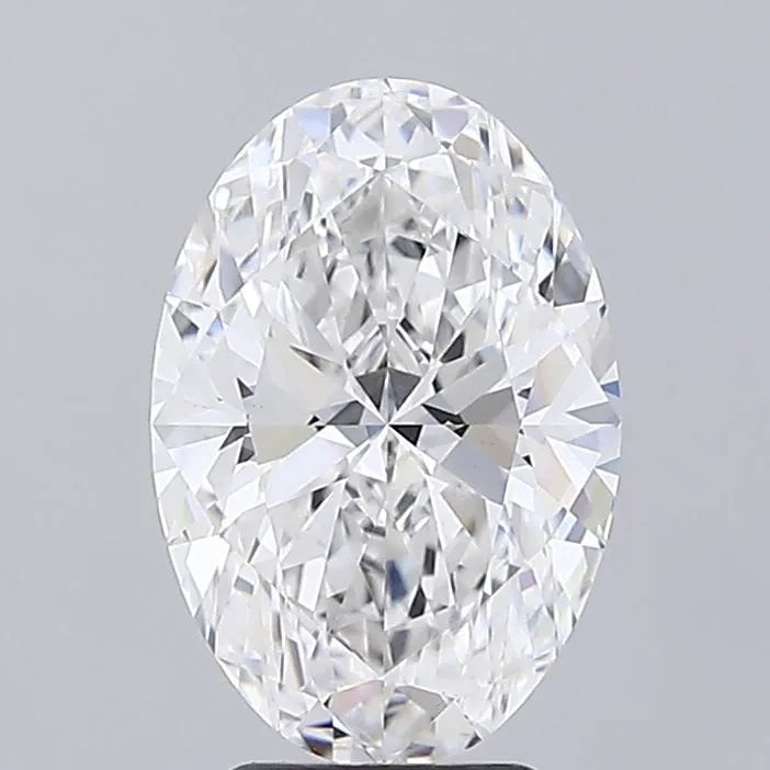 4.17ct Oval Lab Grown Diamond (Colour E, Clarity VVS2, IGI Certified)