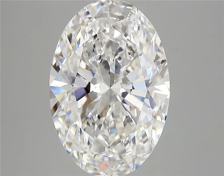 4.28ct Oval Lab Grown Diamond (Colour E, Clarity VVS2, IGI Certified)