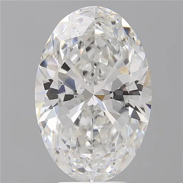 5.60ct Oval Lab Grown Diamond (Colour E, Clarity VVS2, IGI Certified)