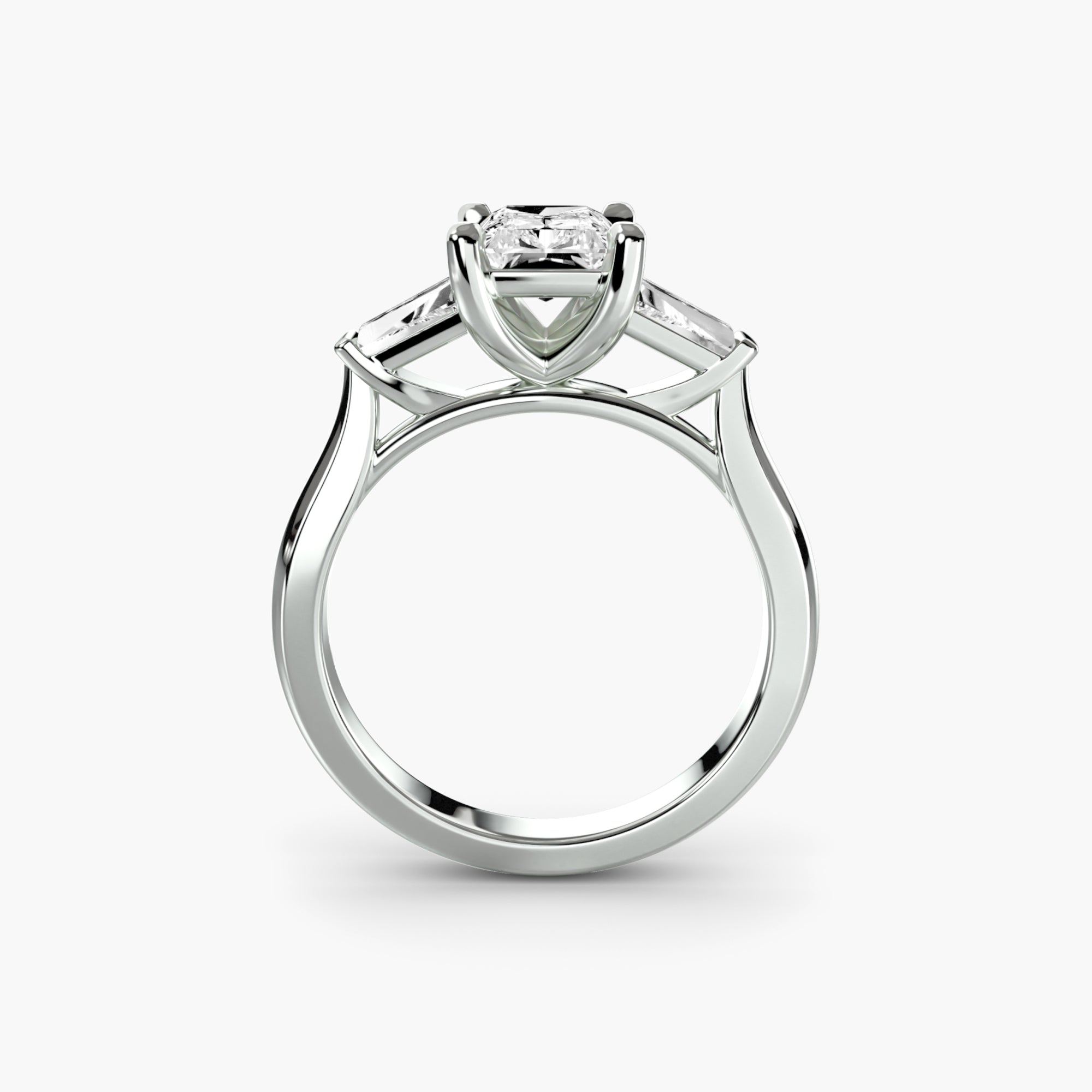 Assetto Three-Stone Setting