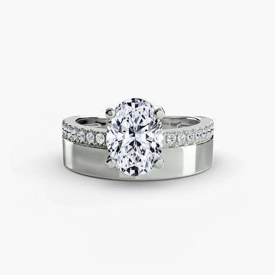 Strato Pavé Solitaire Setting