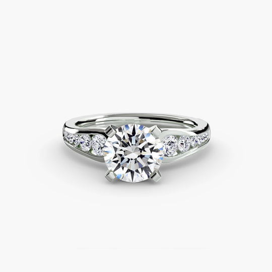 Aurea Pavé Solitaire Setting