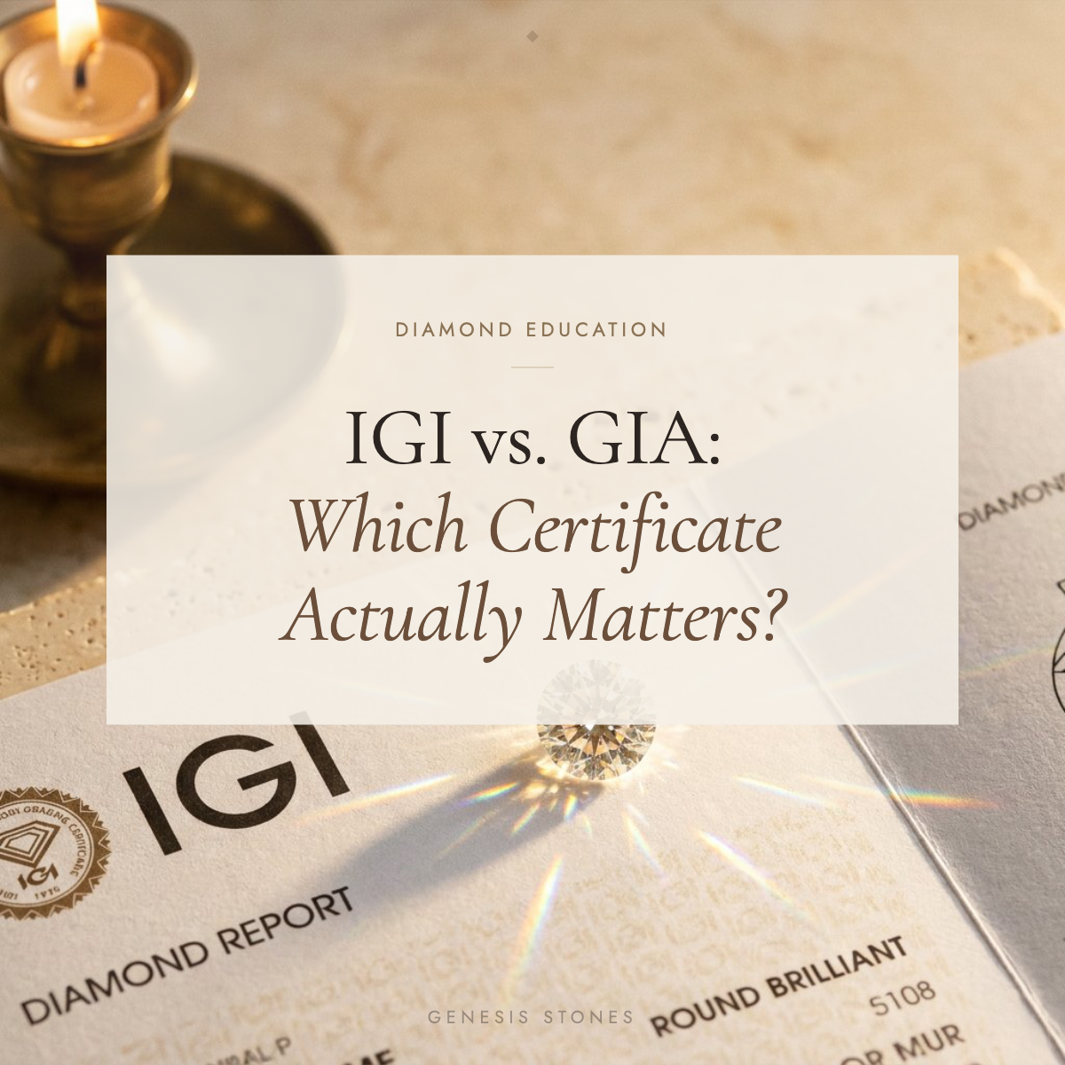 IGI vs. GIA: Which Diamond Certificate Actually Matters?