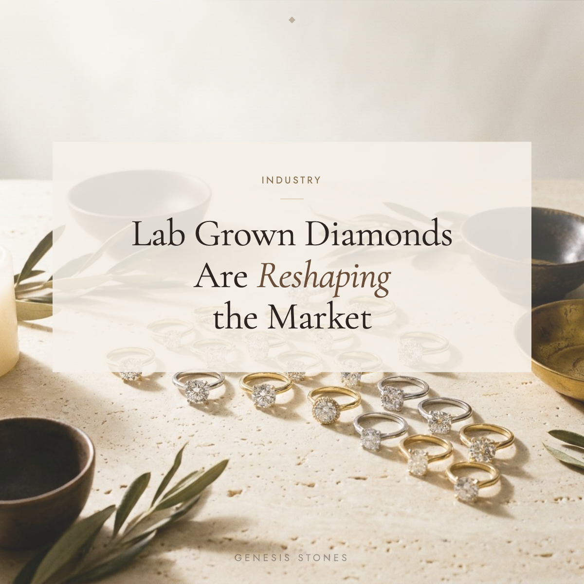 Lab Grown Diamonds Are Reshaping the Engagement Ring Market — and the Industry Hasn't Caught Up