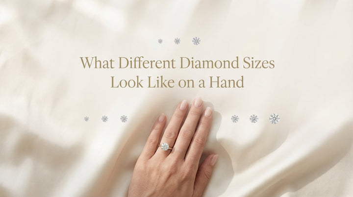 What Different Diamond Sizes Look Like on a Hand (1ct–5ct)