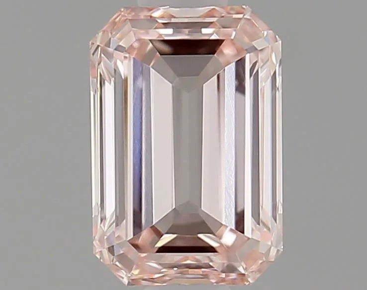 0.70ct Emerald Lab Grown Diamond (Colour Fancy Intense Pink, Clarity VVS1, IGI Certified)