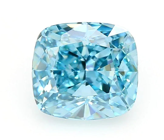1.02ct Cushion modified Lab Grown Diamond (Colour Fancy Vivid Blue, Clarity VS1, IGI Certified)