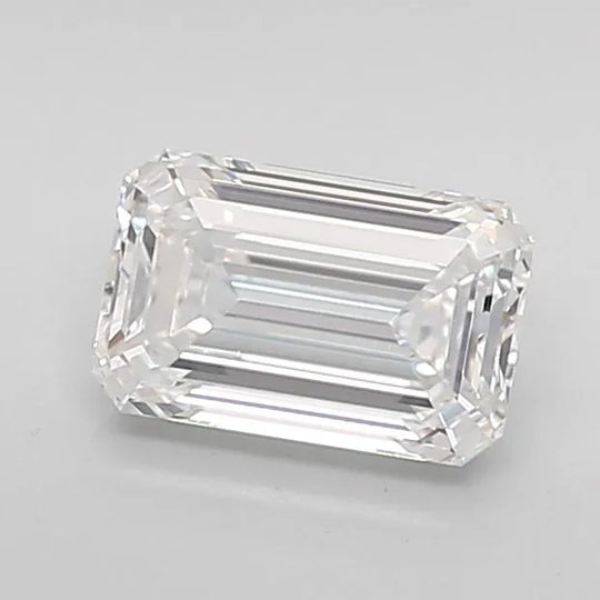 1.05ct Emerald Lab Grown Diamond (Colour D, Clarity IF, IGI Certified)