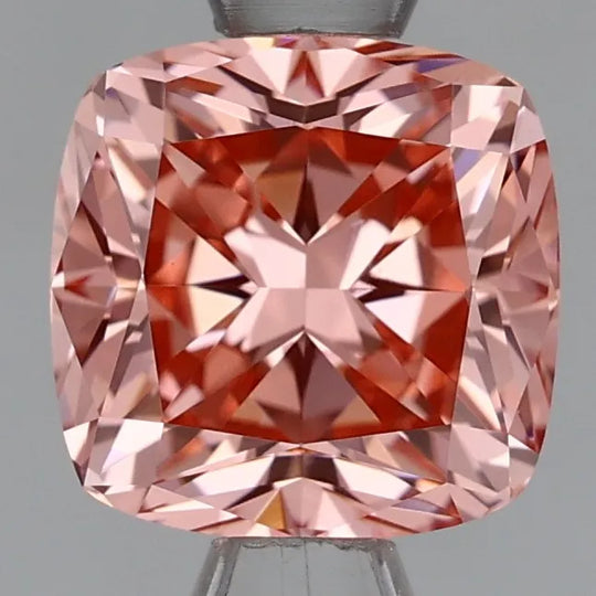 1.18ct Cushion modified Lab Grown Diamond (Colour Fancy Intense Pink, Clarity VVS1, Cut VG, IGI Certified)