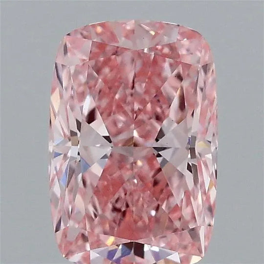 1.48ct Cushion modified Lab Grown Diamond (Colour Fancy Vivid Pink, Clarity VS1, IGI Certified)