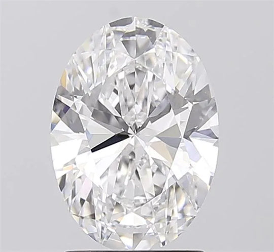 1.96ct Oval Lab Grown Diamond (Colour D, Clarity VVS1, IGI Certified)