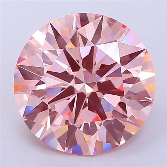 14.07ct Round Lab Grown Diamond (Colour Fancy Intense Pink, Clarity VS1, Cut ID, IGI Certified)