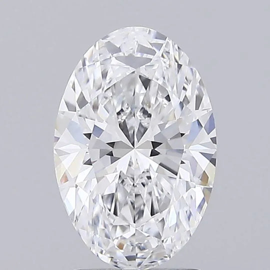 2.00ct Oval Lab Grown Diamond (Colour D, Clarity VS1, IGI Certified)
