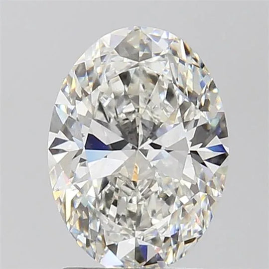 2.00ct Oval Lab Grown Diamond (Colour G, Clarity VVS2, IGI Certified)