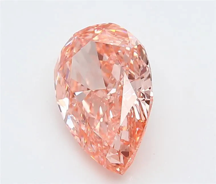 2.02ct Pear Lab Grown Diamond (Colour Fancy Vivid Pink, Clarity VVS2, IGI Certified)