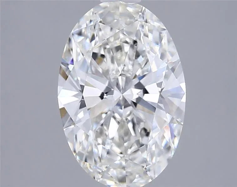 2.05ct Oval Lab Grown Diamond (Colour G, Clarity VVS2, IGI Certified)