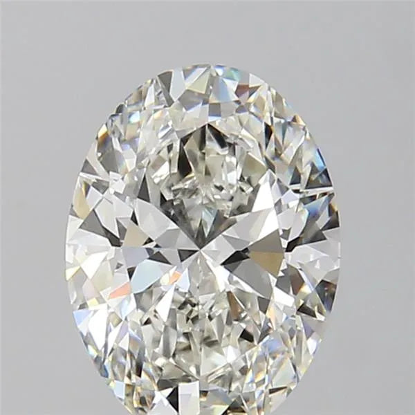 2.06ct Oval Lab Grown Diamond (Colour G, Clarity VVS2, IGI Certified)