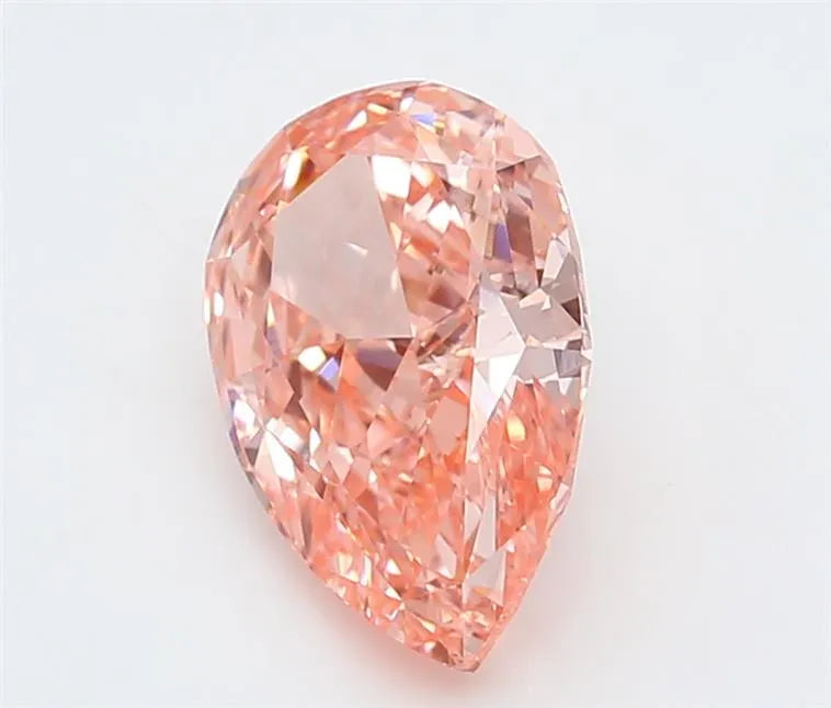 2.06ct Pear Lab Grown Diamond (Colour Fancy Vivid Pink, Clarity VVS2, IGI Certified)