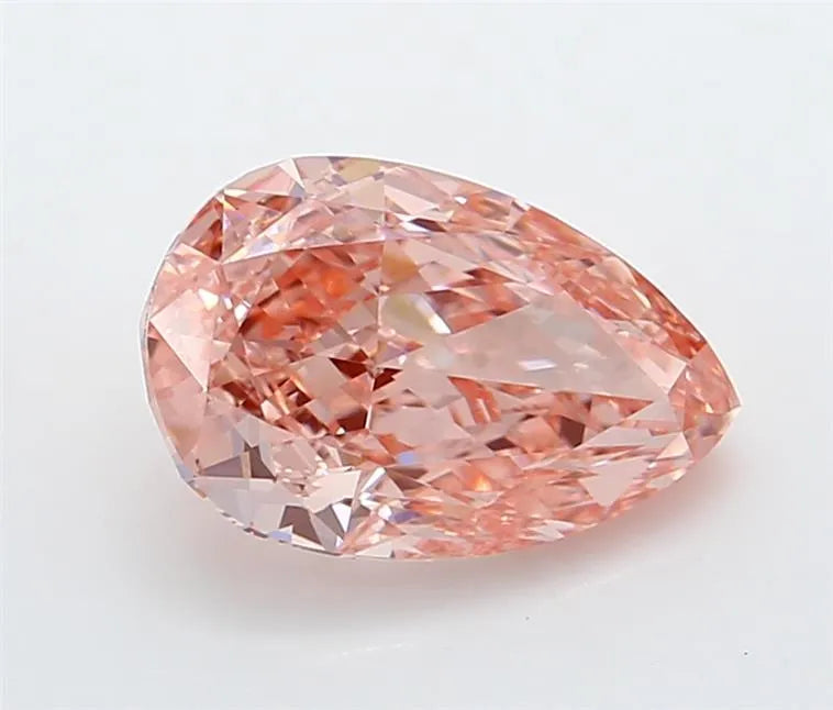 2.09ct Pear Lab Grown Diamond (Colour Fancy Vivid Pink, Clarity VVS2, IGI Certified)