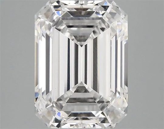 2.10ct Emerald Lab Grown Diamond (Colour E, Clarity VVS2, IGI Certified)