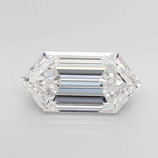 2.10ct Hexagonal Lab Grown Diamond (Colour E, Clarity IF, IGI Certified)