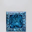 2.10ct Princess Lab Grown Diamond (Colour Fancy Vivid Blue, Clarity VS1, IGI Certified)