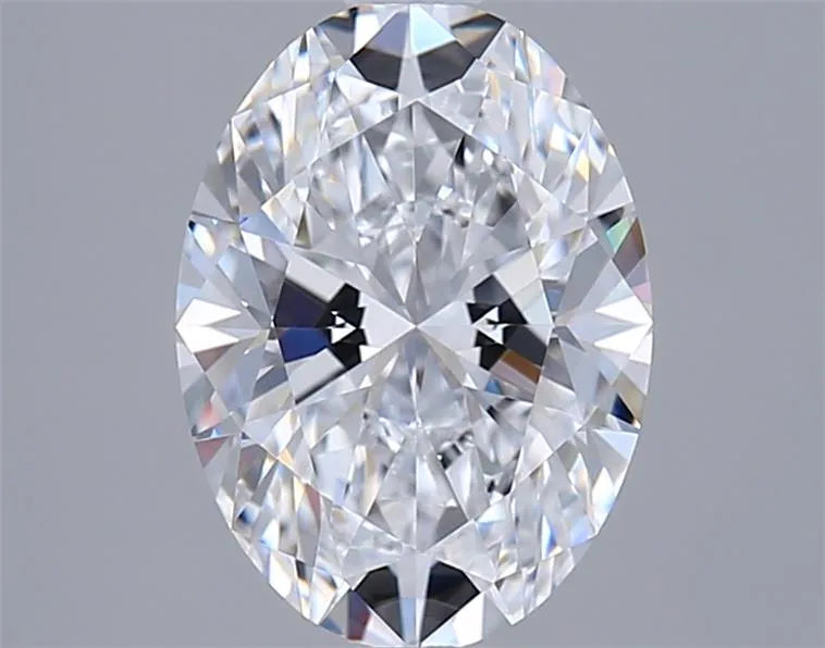 2.12ct Oval Lab Grown Diamond (Colour E, Clarity VVS1, IGI Certified)