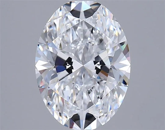 2.12ct Oval Lab Grown Diamond (Colour E, Clarity VVS1, IGI Certified)
