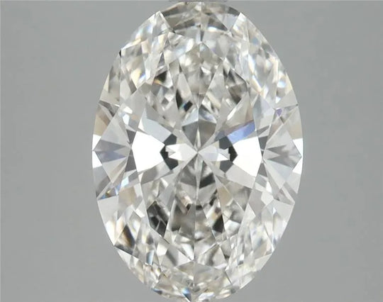 2.46ct Oval Lab Grown Diamond (Colour G, Clarity VVS2, IGI Certified)