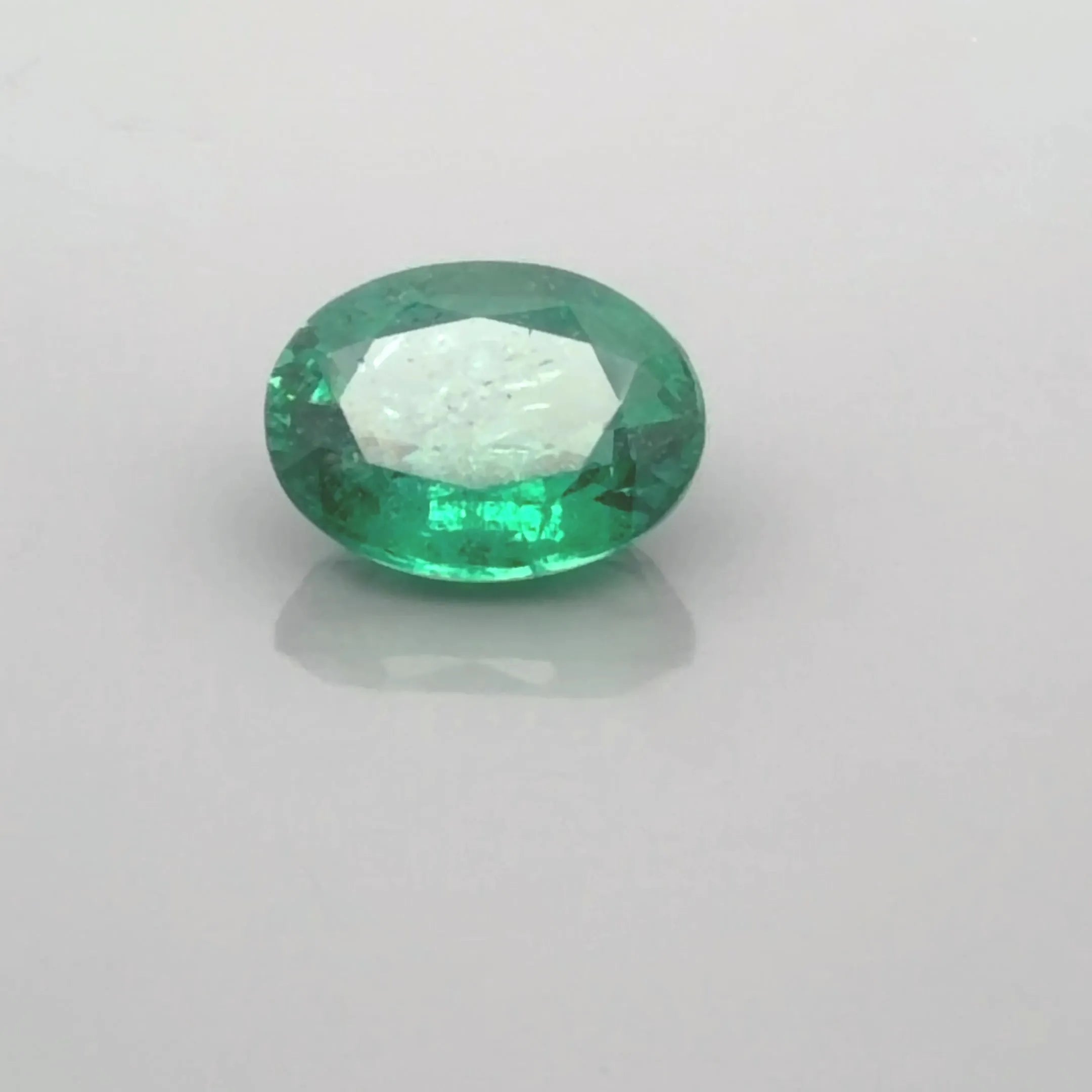 2.48ct Oval Natural Emerald (Colour Green, Clarity Slightly Included, Cut Faceted)