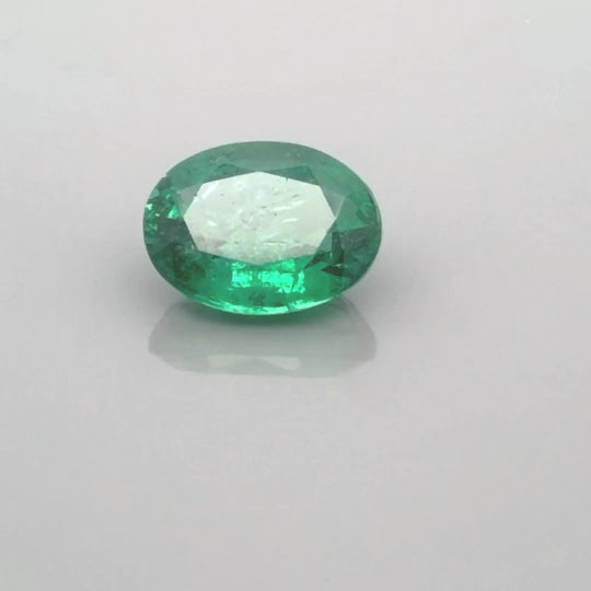 2.48ct Oval Natural Emerald (Colour Green, Clarity Slightly Included, Cut Faceted)
