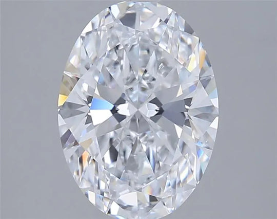 2.50ct Oval Lab Grown Diamond (Colour D, Clarity VS1, IGI Certified)