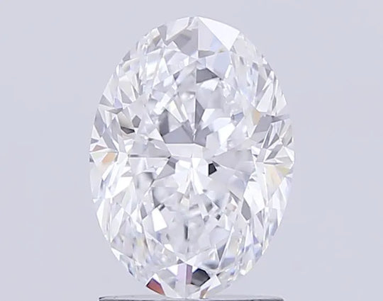 2.50ct Oval Lab Grown Diamond (Colour F, Clarity VS2, IGI Certified)