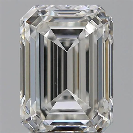 2.51ct Emerald Lab Grown Diamond (Colour E, Clarity VVS2, IGI Certified)