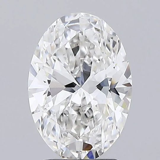 2.51ct Oval Lab Grown Diamond (Colour F, Clarity VS1, IGI Certified)